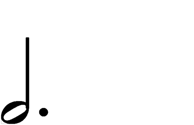 dotted half note